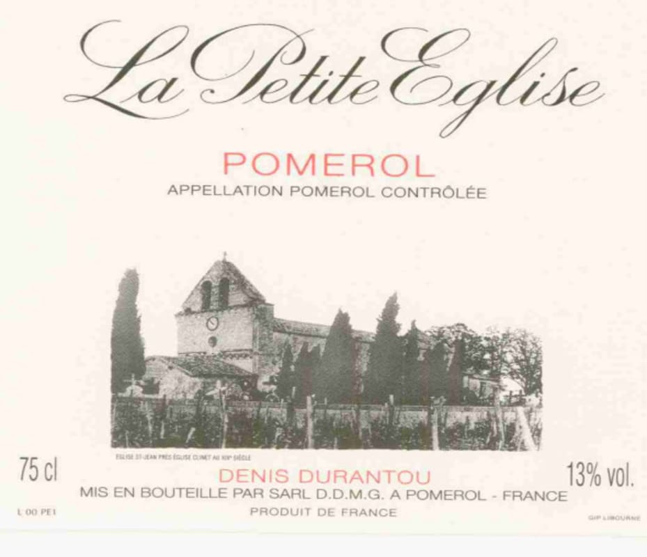 Chateau L'Eglise Clinet La Petite Eglise 2011 Front Label