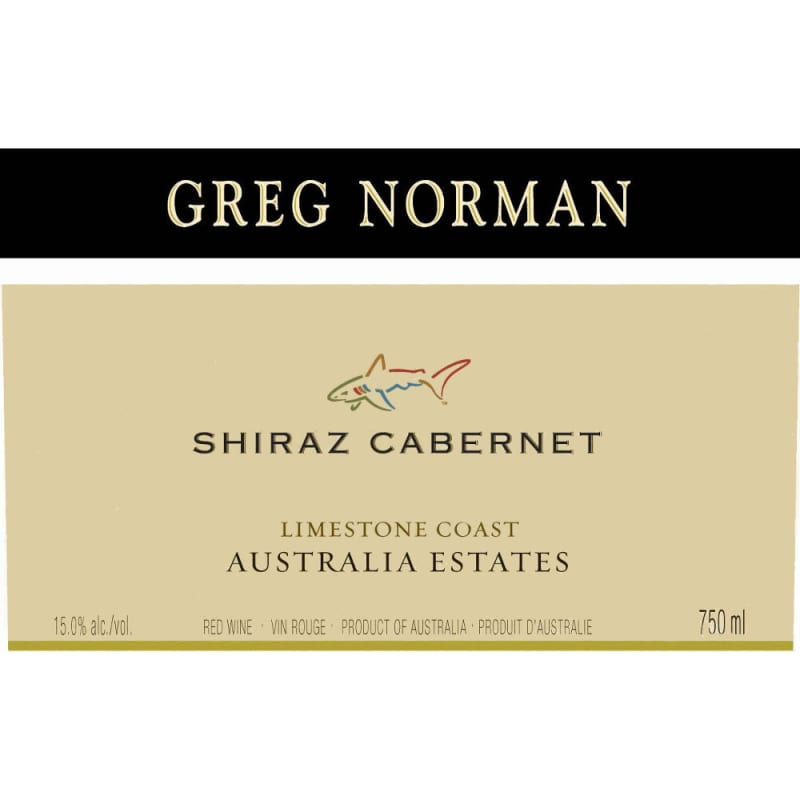Greg Norman Estates Shiraz/Cabernet 2005 Front Label