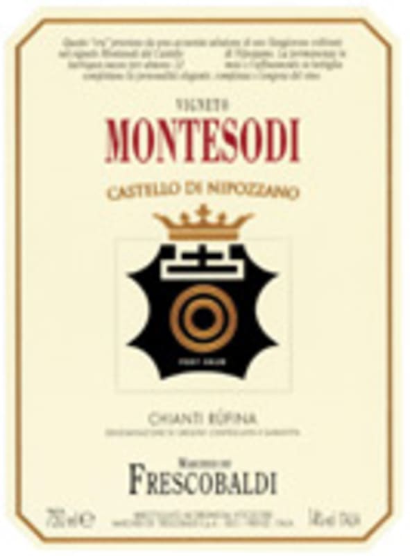 Frescobaldi Nipozzano Montesodi Chianti Rufina 2004 Front Label
