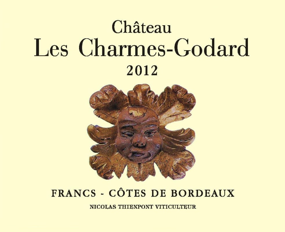 Chateau Les Charmes-Godard Blanc 2012 Front Label