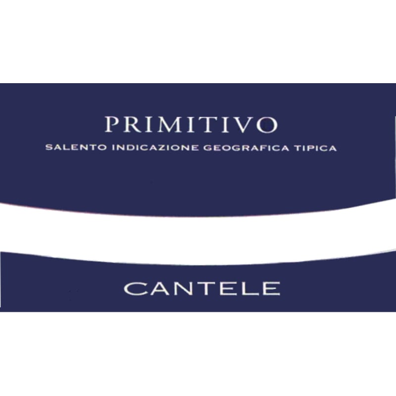 Cantele Primitivo 2005 Front Label