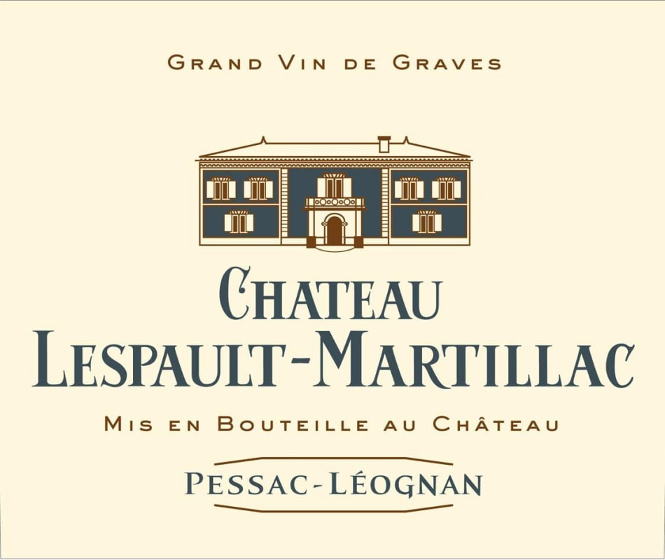 Chateau Lespault-Martillac Blanc 2013 Front Label
