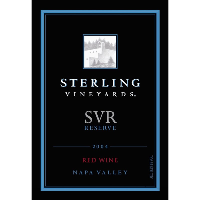 Sterling SVR Reserve 2004 Front Label