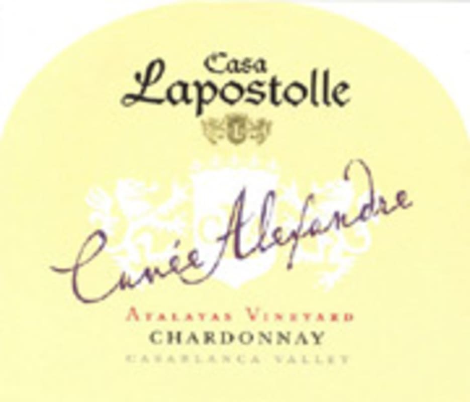 Lapostolle Cuvee Alexandre Chardonnay 2006 Front Label