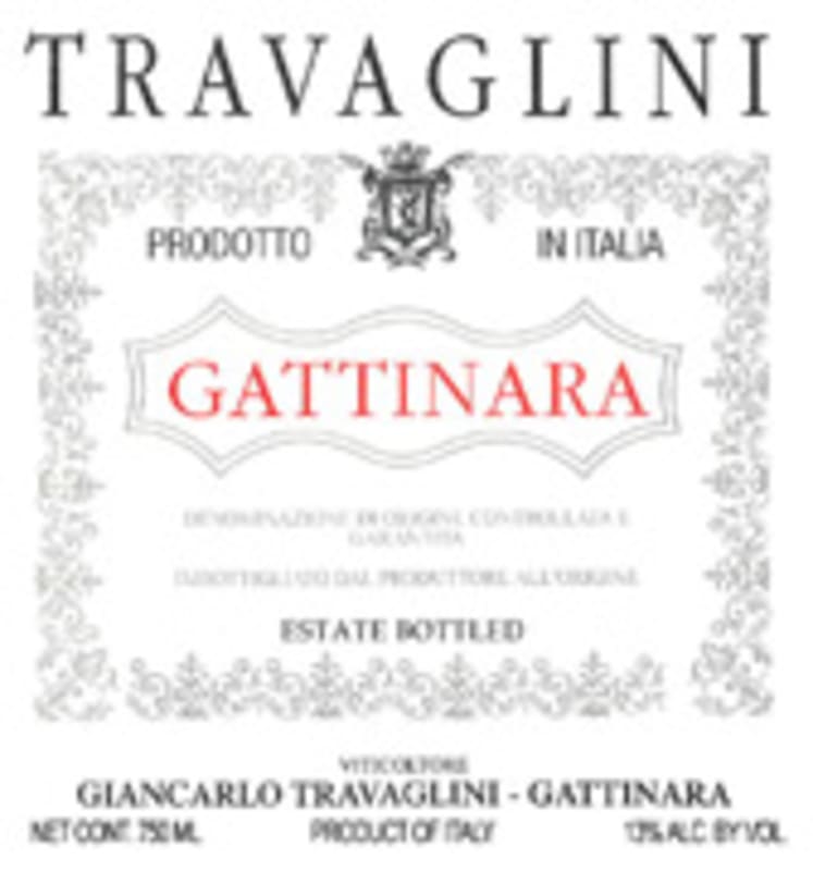 Travaglini Gattinara 2002 Front Label