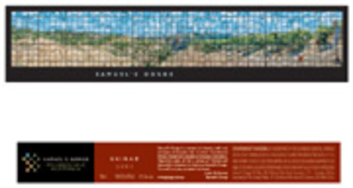 Samuel's Gorge Shiraz 2004 Front Label