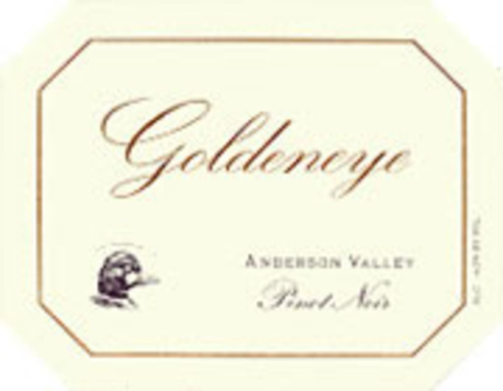Goldeneye Anderson Valley Pinot Noir 2004 Front Label