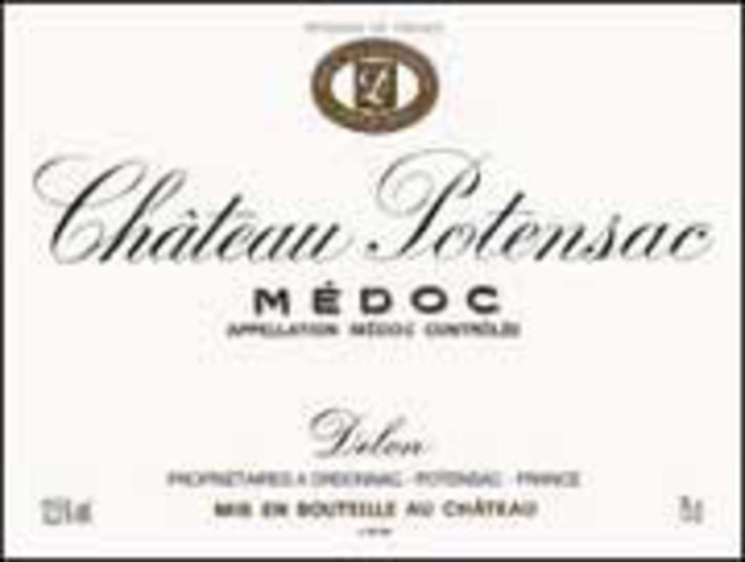 Chateau Potensac 2004 Front Label