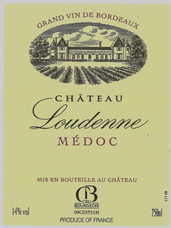 Chateau Loudenne 2010 Front Label