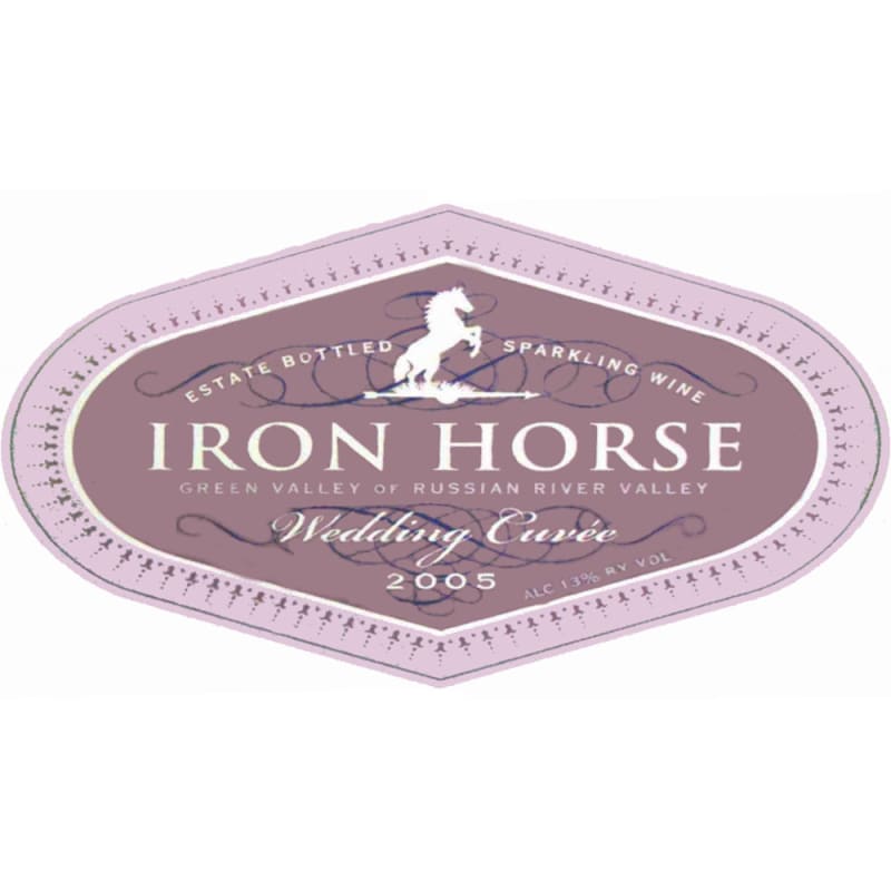 Iron Horse Wedding Cuvee 2005 Front Label