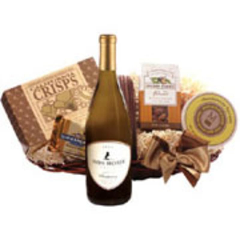 93 Point Iron Horse Chardonnay Wine Basket Gift Product Image