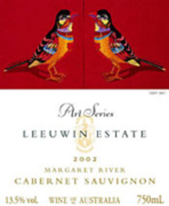 Leeuwin Estate Art Series Cabernet Sauvignon 2002 Front Label