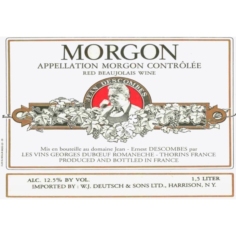 Duboeuf Morgon Jean-Ernest Descombes 2006 Front Label