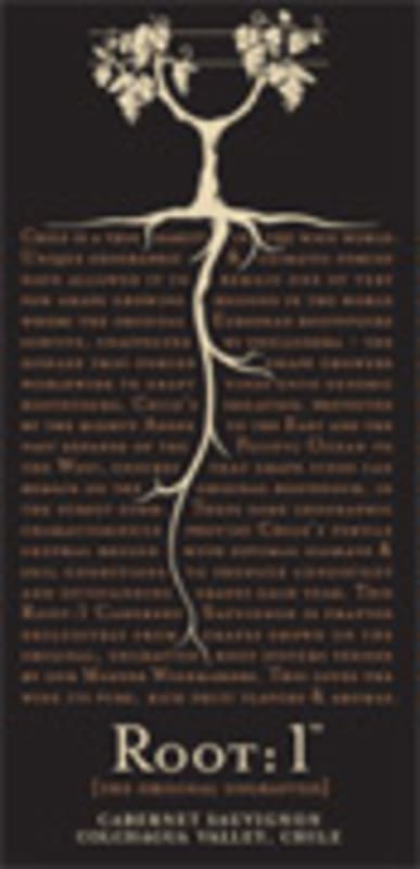 Root:1 Cabernet Sauvignon Reserva 2006 Front Label