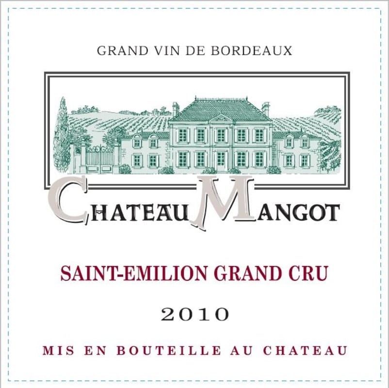 Chateau Mangot 2010 Front Label