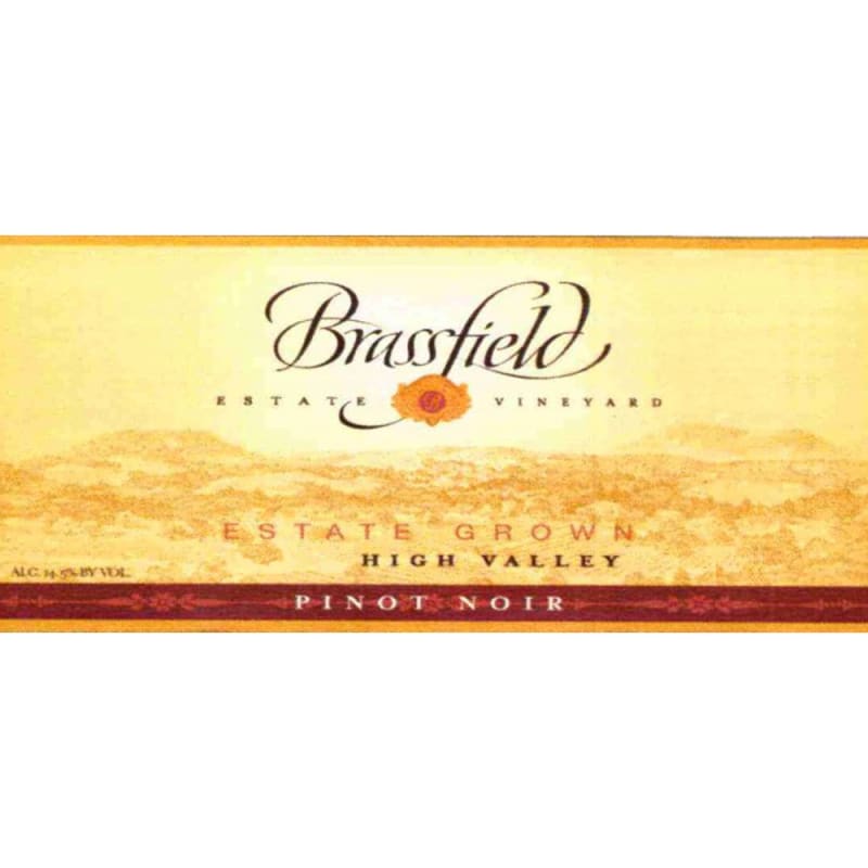 Brassfield Pinot Noir 2005 Front Label