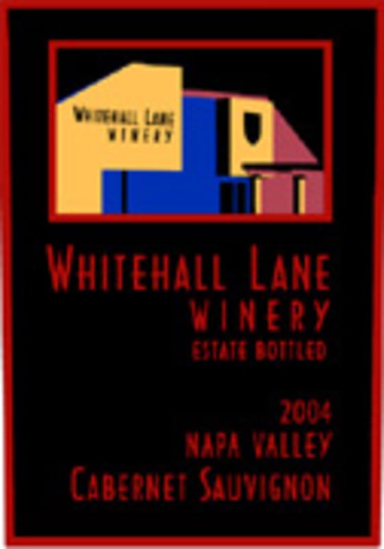 Whitehall Lane Cabernet Sauvignon 2004 Front Label