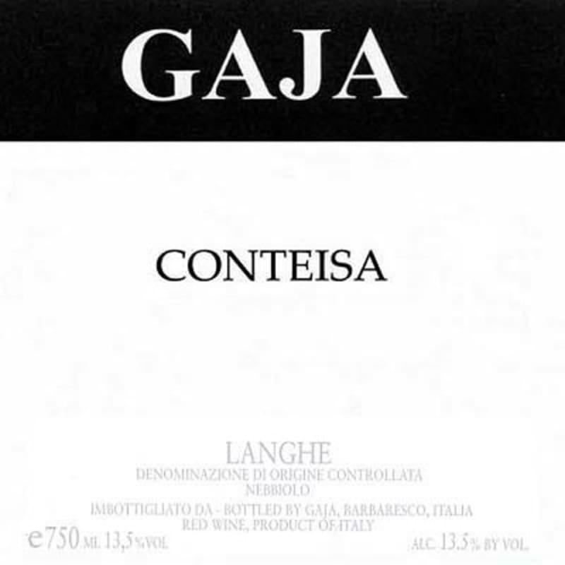 Gaja Conteisa 1998 Front Label