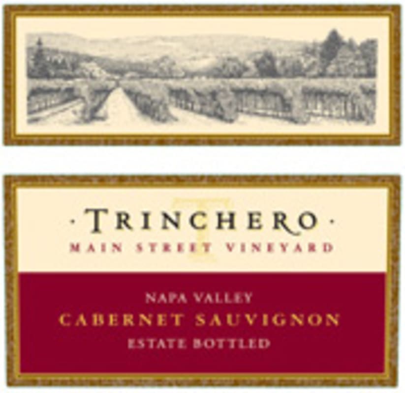 Trinchero Main Street Vineyard Cabernet Sauvignon 2004 Front Label