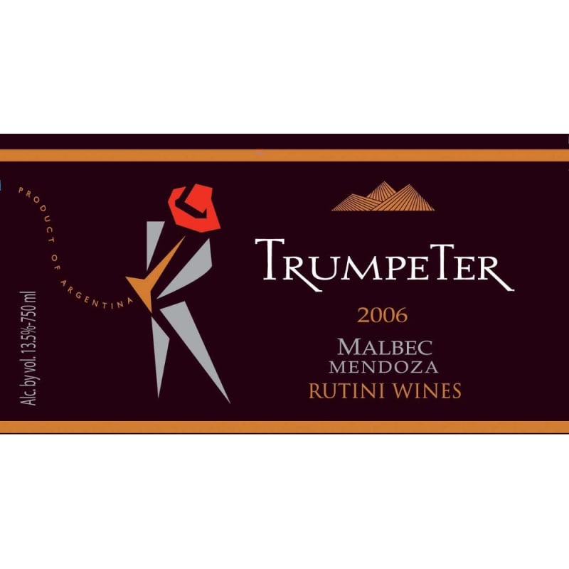 Trumpeter Malbec 2006 Front Label