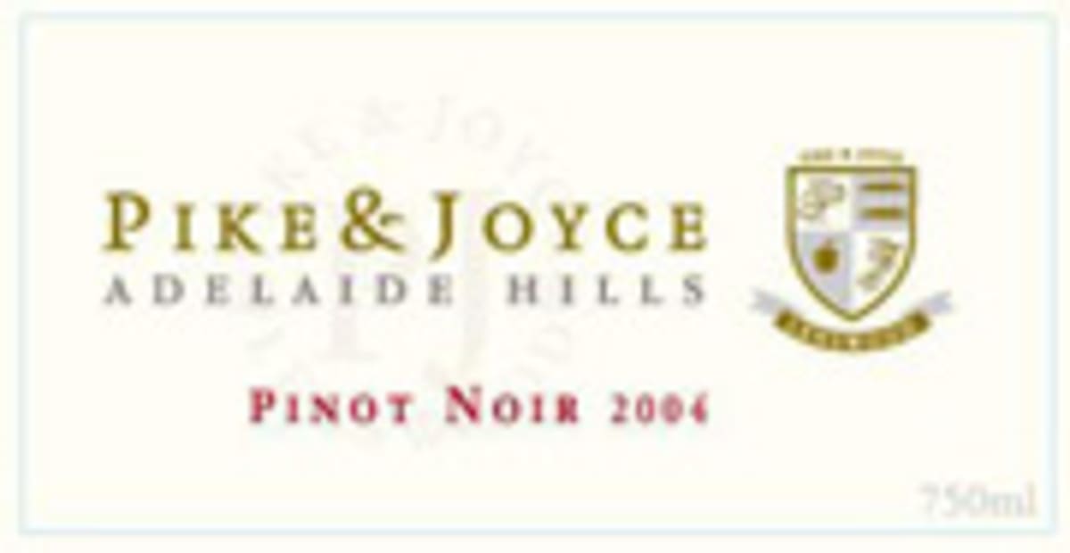 Pike & Joyce Pinot Noir 2004 Front Label