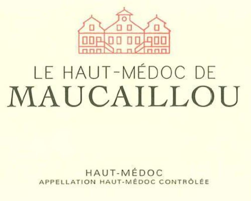Chateau Maucaillou Le Haut-Medoc de Maucaillou 2012 Front Label