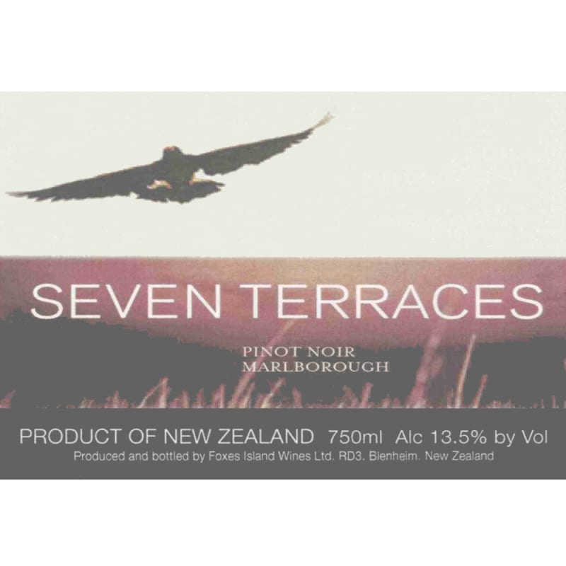 Seven Terraces Pinot Noir 2005 Front Label