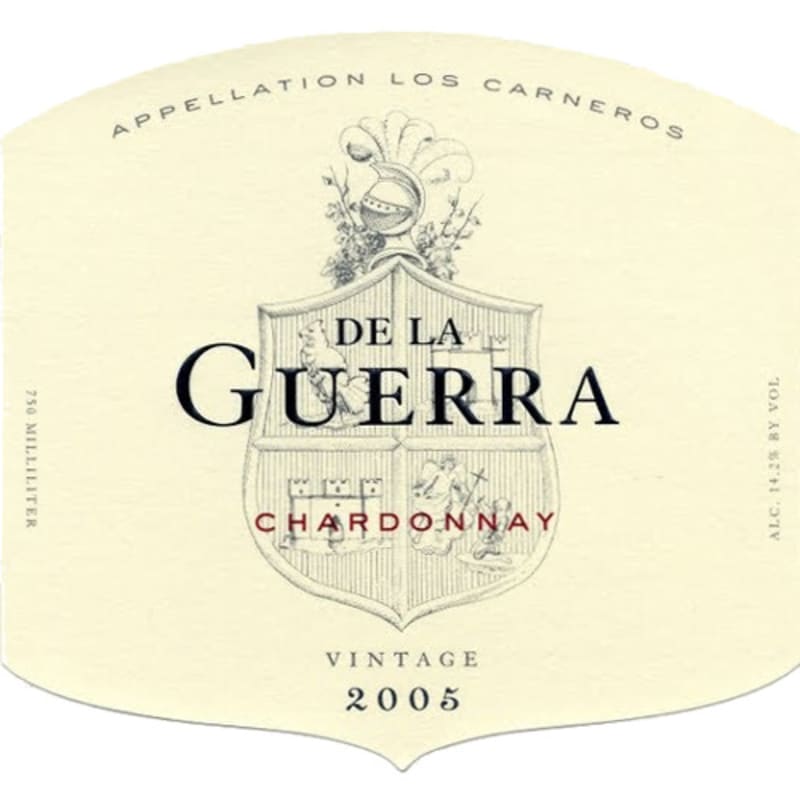 Hyde de Villaine HdV de La Guerra Chardonnay 2005 Front Label