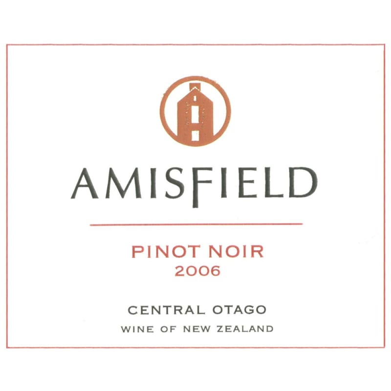 Amisfield Pinot Noir 2006 Front Label
