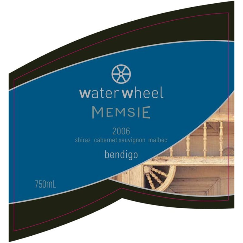 Water Wheel Memsie 2006 Front Label