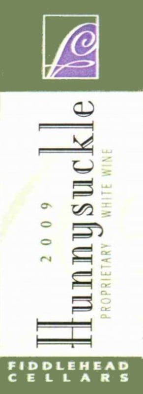 Fiddlehead Hunnysuckle Sauvignon Blanc Santa 2009 Front Label