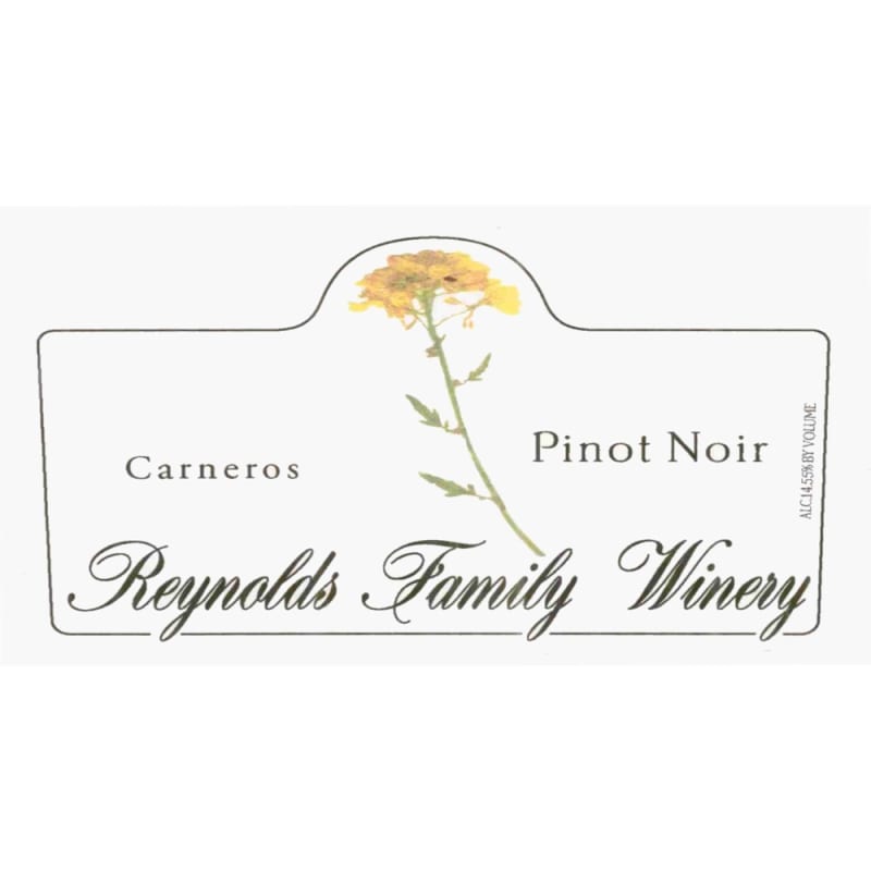 Reynolds Family Winery Pinot Noir 2005 Front Label
