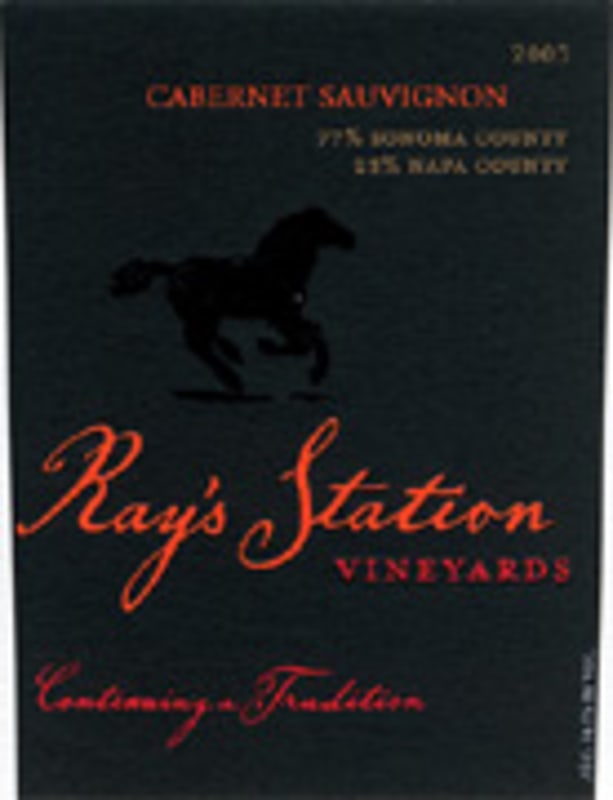 Ray's Station North Coast Cabernet Sauvignon 2005 Front Label