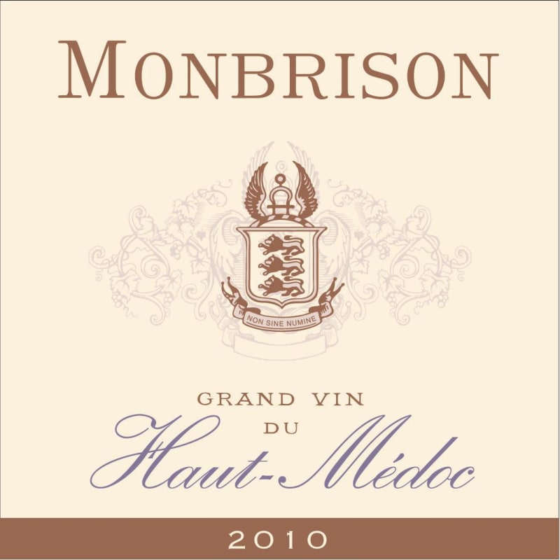 Chateau Monbrison 2010 Front Label
