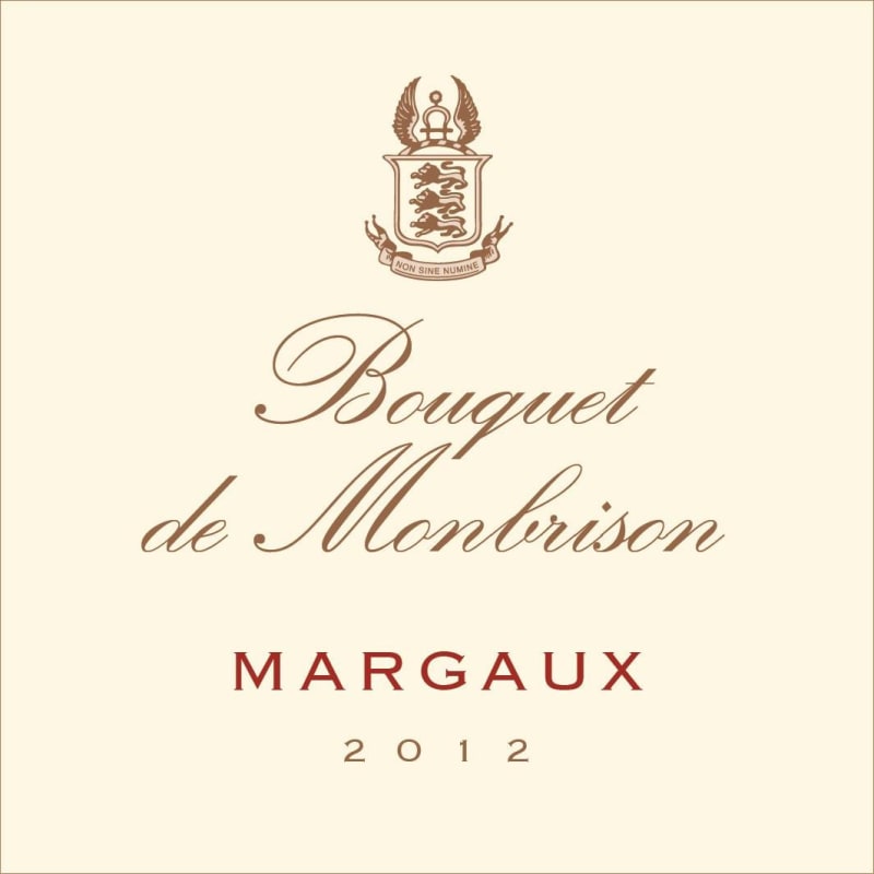 Chateau Monbrison Bouquet de Monbrison 2012 Front Label