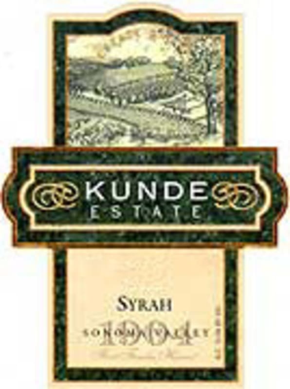 Kunde Syrah 2003 Front Label