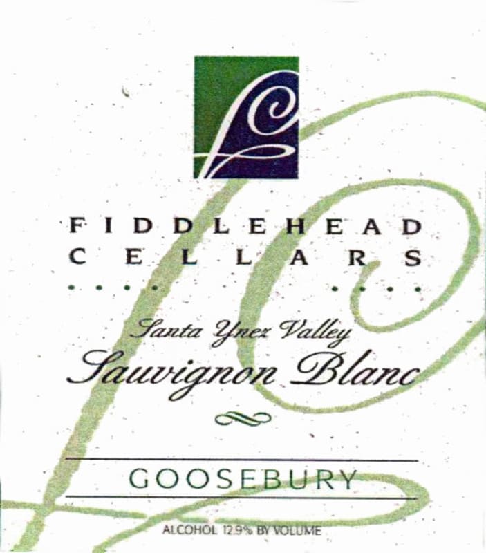 Fiddlehead Goosebury Sauvignon Blanc 2013 Front Label