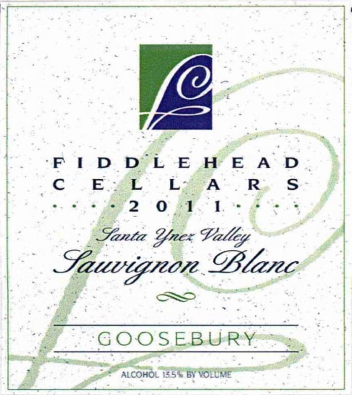 Fiddlehead Goosebury Sauvignon Blanc 2011 Front Label