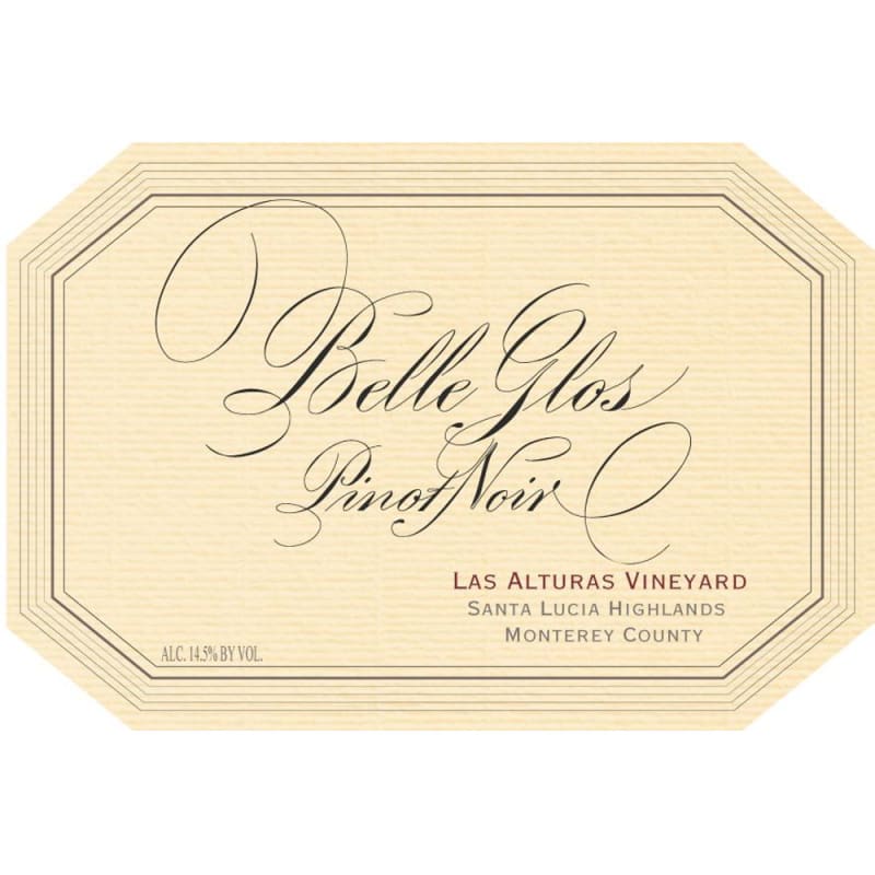 Belle Glos Las Alturas Vineyard Pinot Noir 2006 Front Label