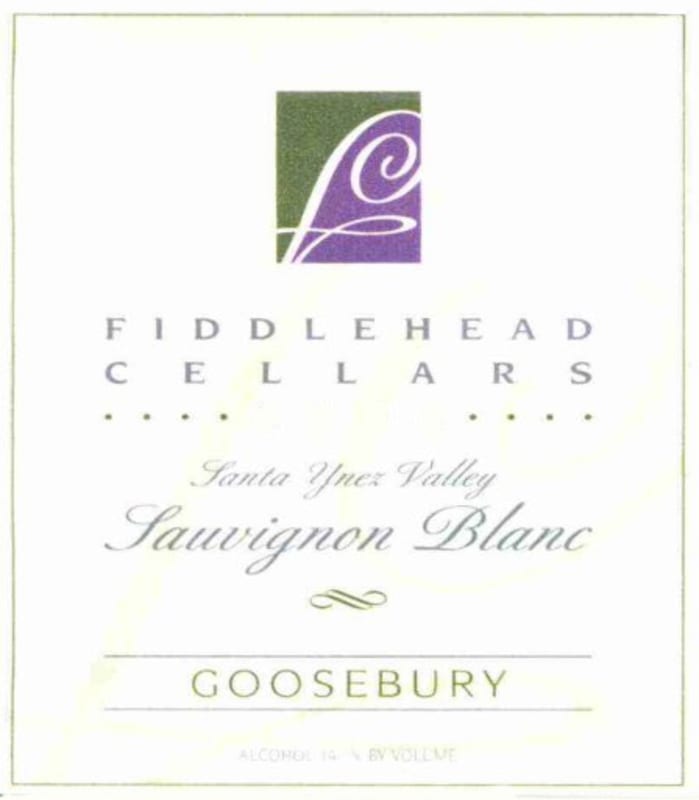 Fiddlehead Goosebury Sauvignon Blanc 2009 Front Label