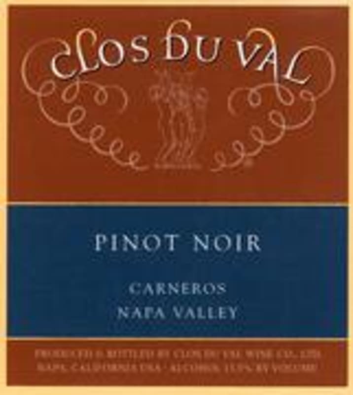 Clos du Val Carneros Estate Pinot Noir 1997 Front Label