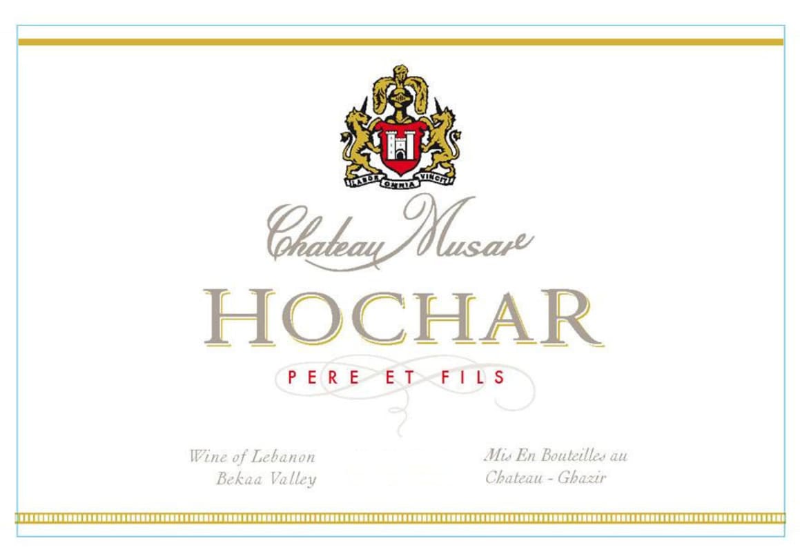 Chateau Musar Hochar Pere et Fils Red 2007 Front Label