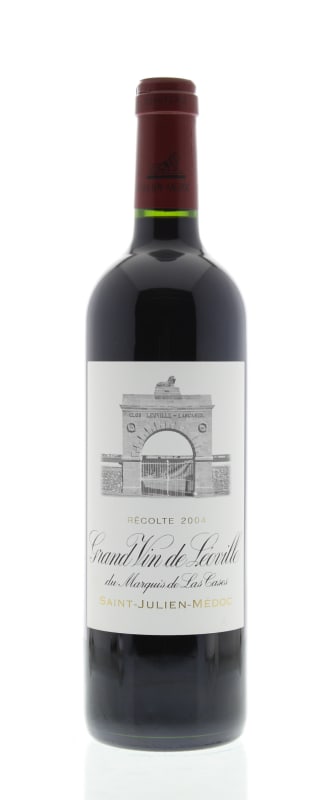 Chateau Leoville Las Cases (scuffed label) 2004 Front Bottle Shot