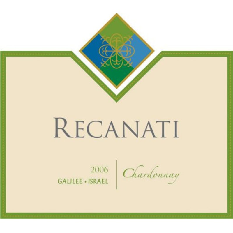 Recanati Upper Galilee Chardonnay (OU Kosher) 2006 Front Label
