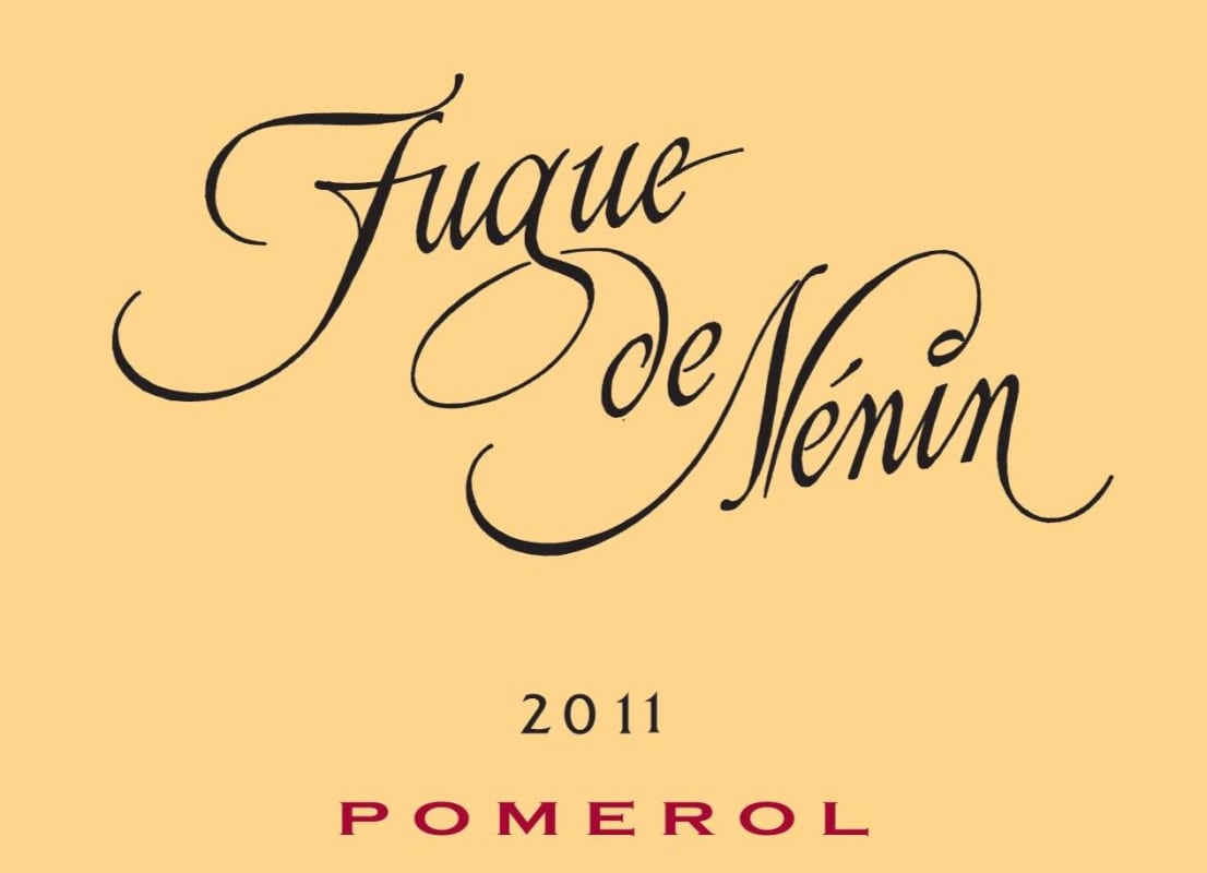 Chateau Nenin La Fugue de Nenin 2011 Front Label