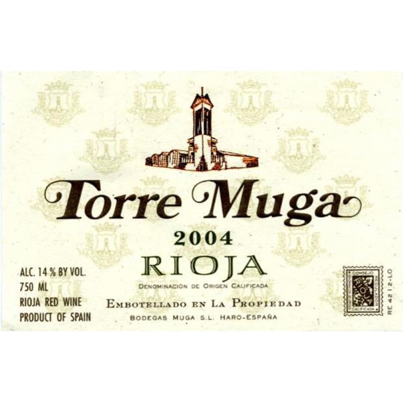 Bodegas Muga Torre Muga 2004 Front Label