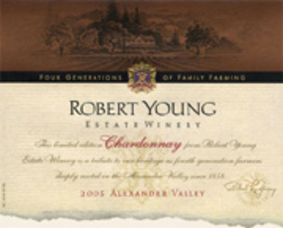 Robert Young Chardonnay 2005 Front Label