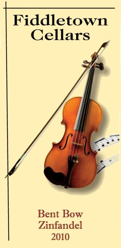 Fiddletown Bent Bow Zinfandel 2010 Front Label