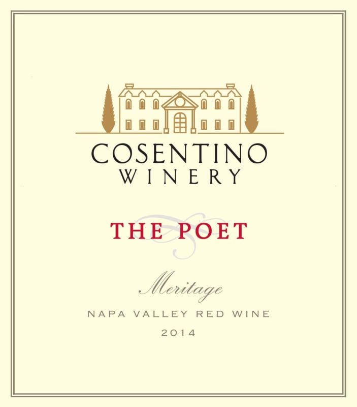 Cosentino The Poet Meritage 2014 Front Label