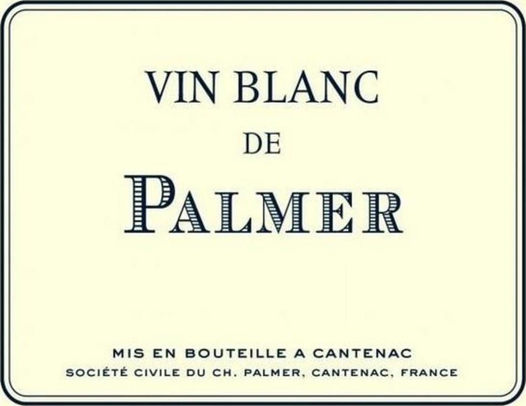 Chateau Palmer Vin Blanc de Palmer 2011 Front Label